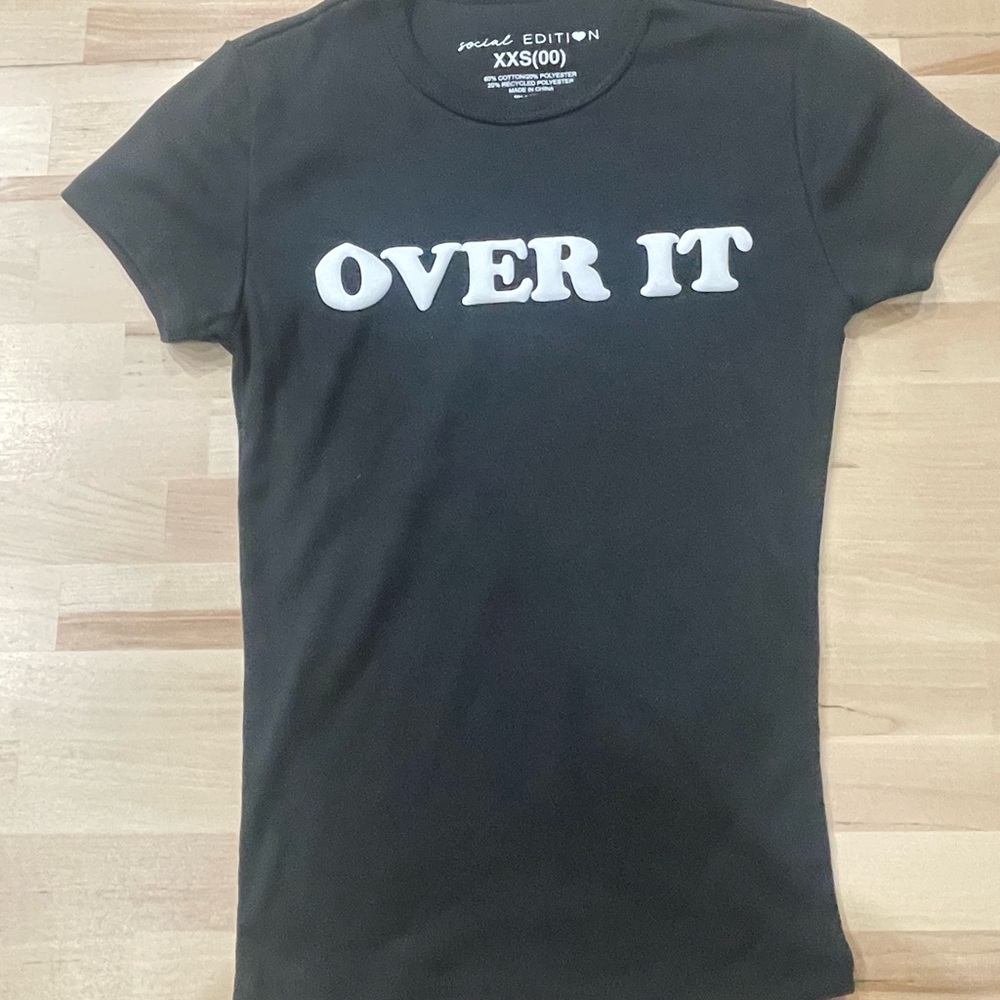 NWOT Black Graphic Tee